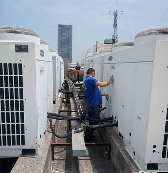 惠济中央空调制热和不制冷系统维修方法